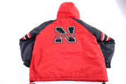 90's University of Nebraska Full Zip Puffer Jacket - Jacket - Thrifted Threads