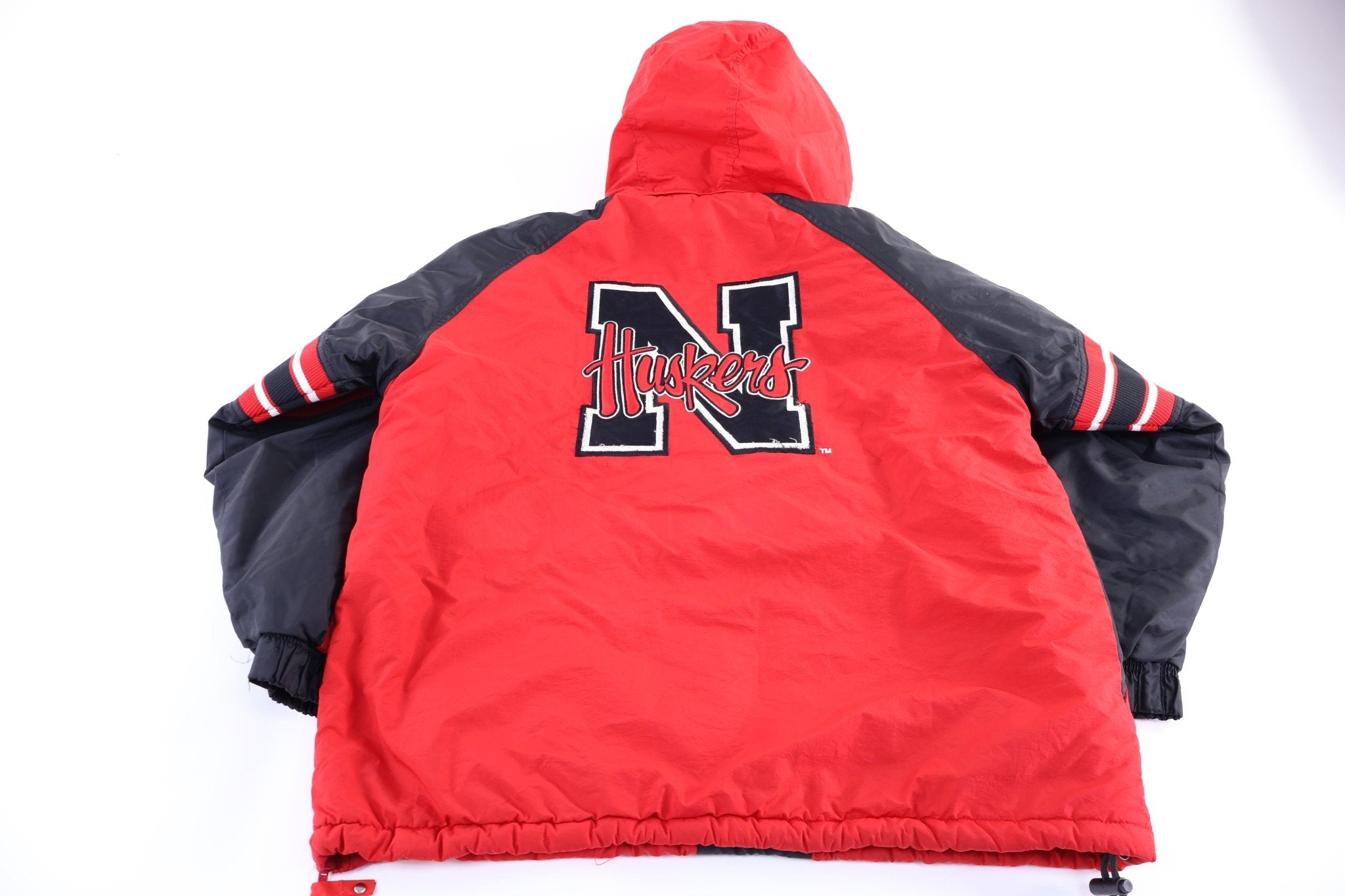 90's University of Nebraska Full Zip Puffer Jacket - Jacket - Thrifted Threads