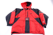 90's University of Nebraska Full Zip Puffer Jacket - Jacket - Thrifted Threads