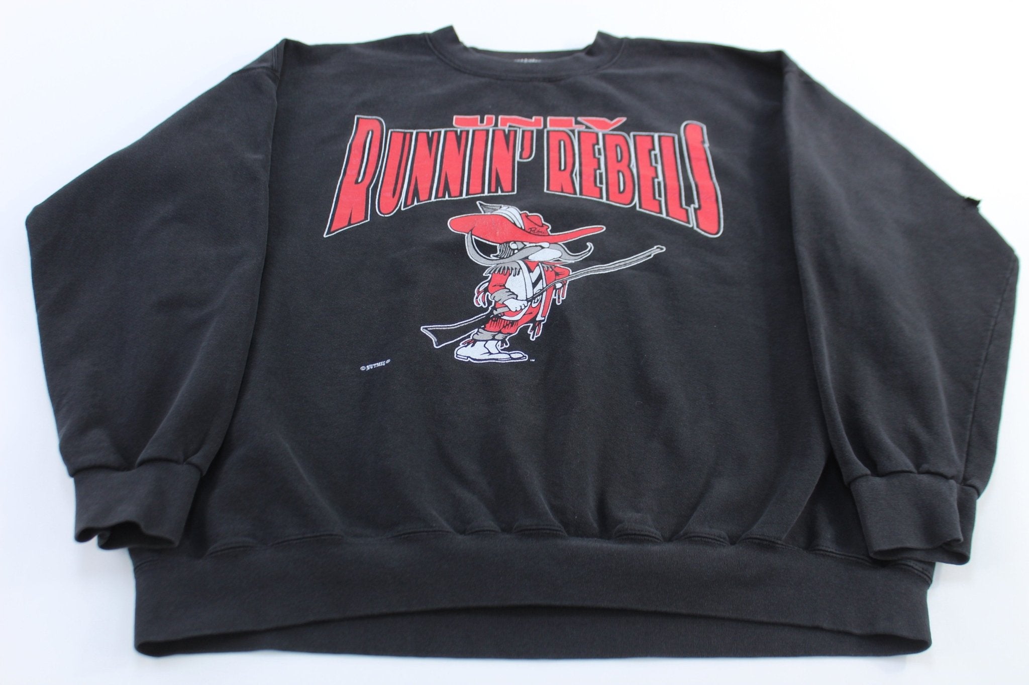 90's University of Nevada Las Vegas Runnin' Rebels Sweatshirt - ThriftedThreads.com