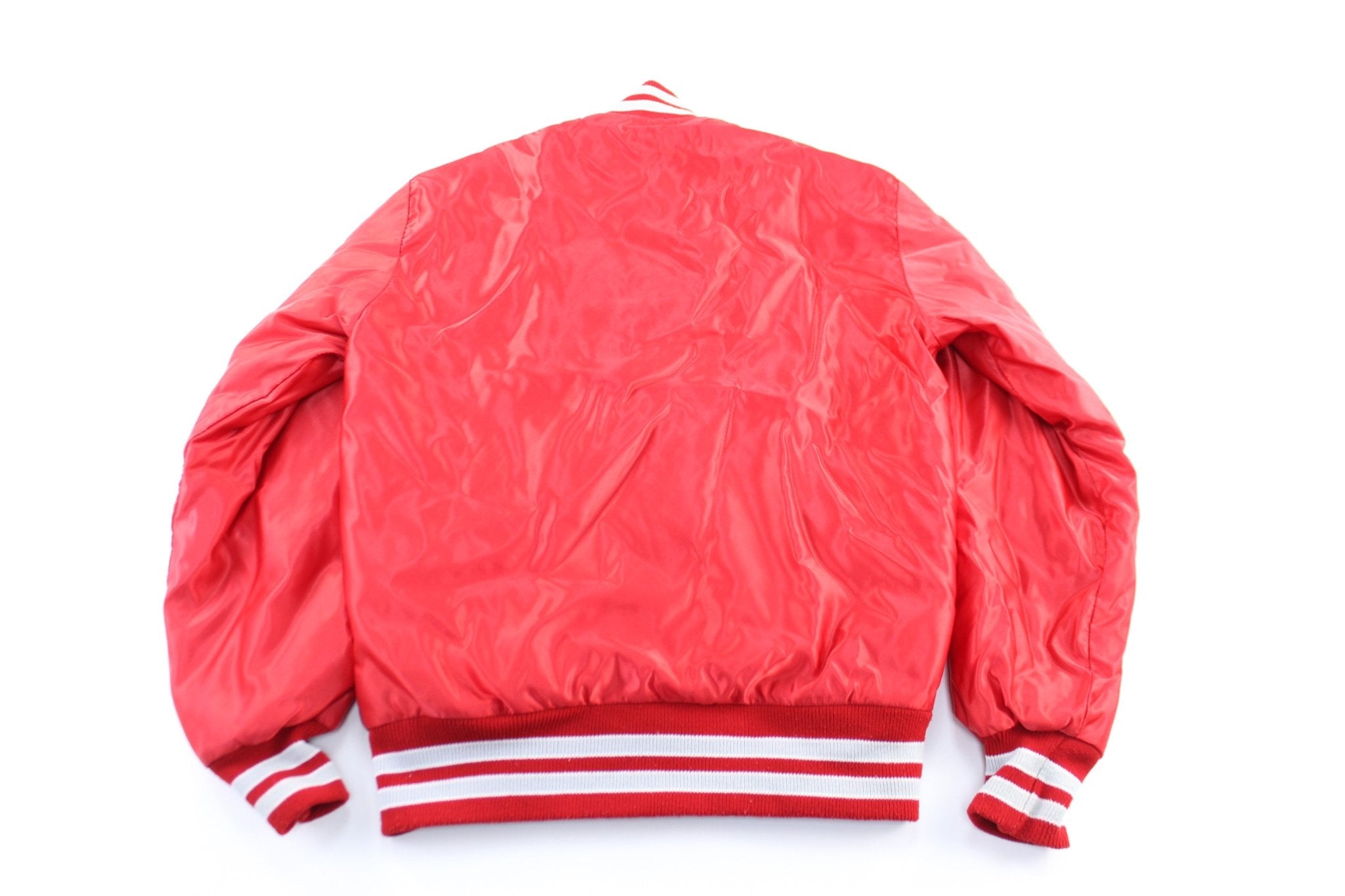 90's University of New Mexico Embroidered Lobos Bomber Jacket - ThriftedThreads.com