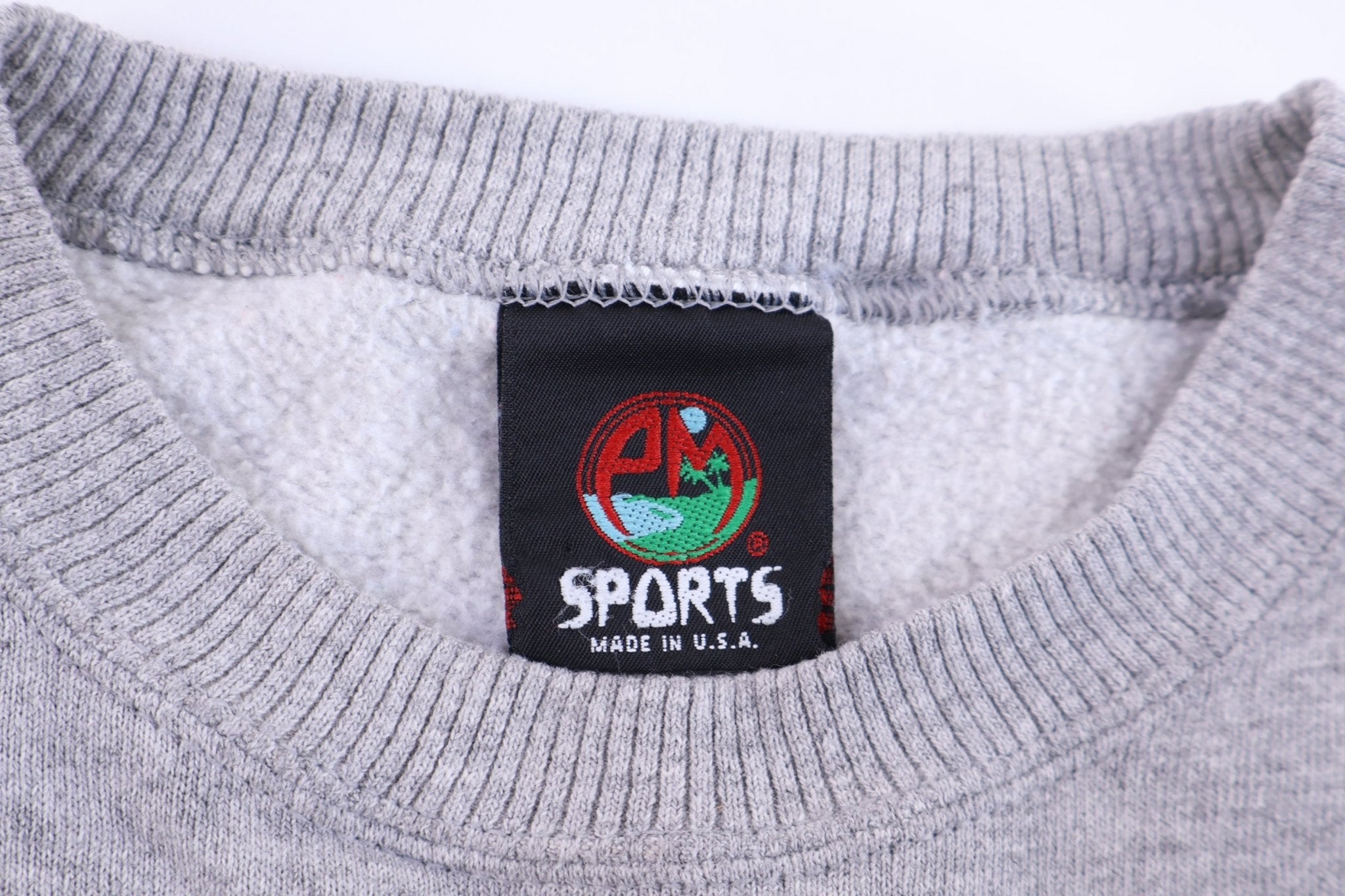 90's University of Notre Dame Embroidered Sweatshirt - Sweatshirt - Thrifted Threads