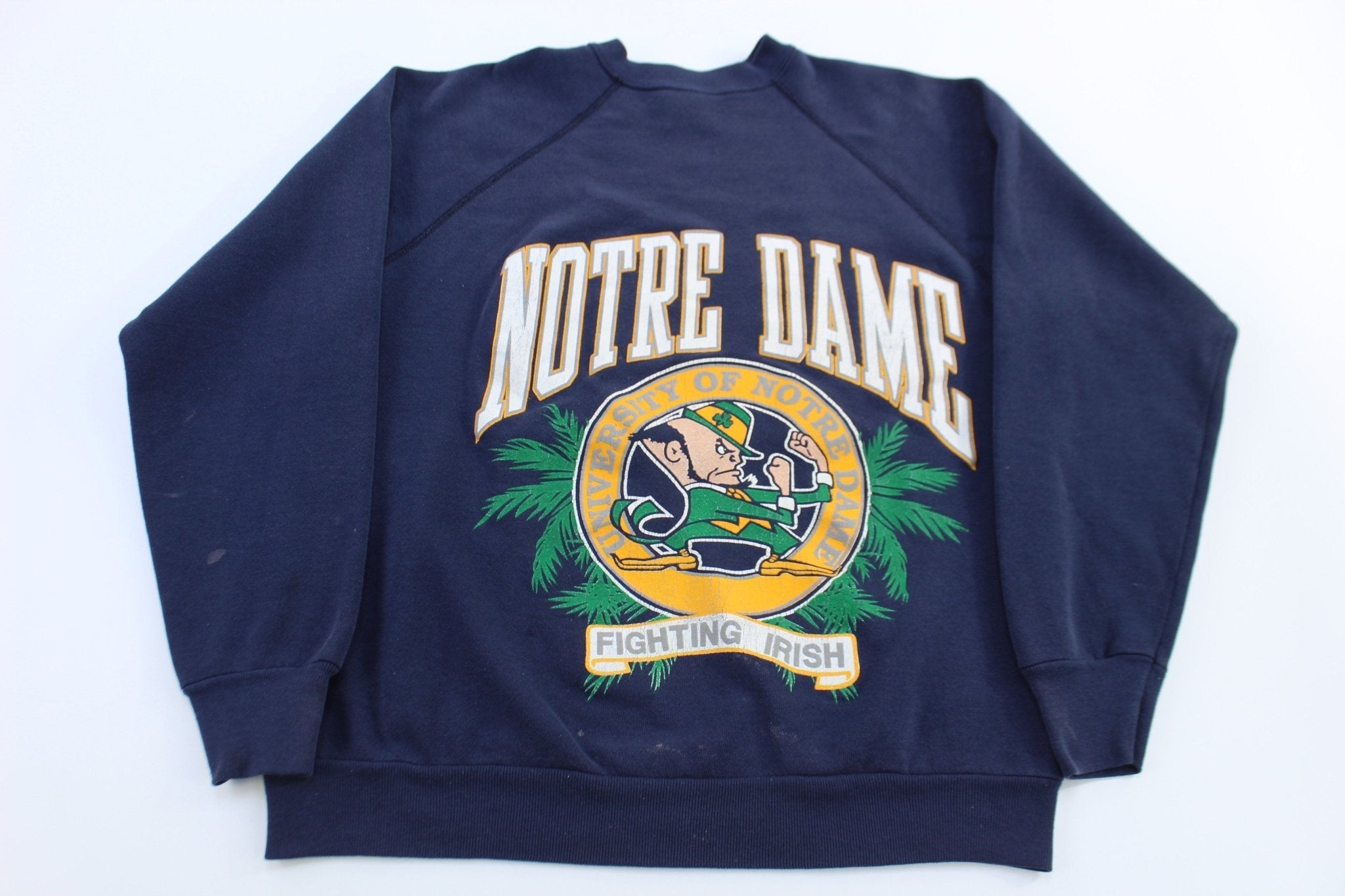 90's University of Notre Dame Sweatshirt - Sweatshirt - Thrifted Threads