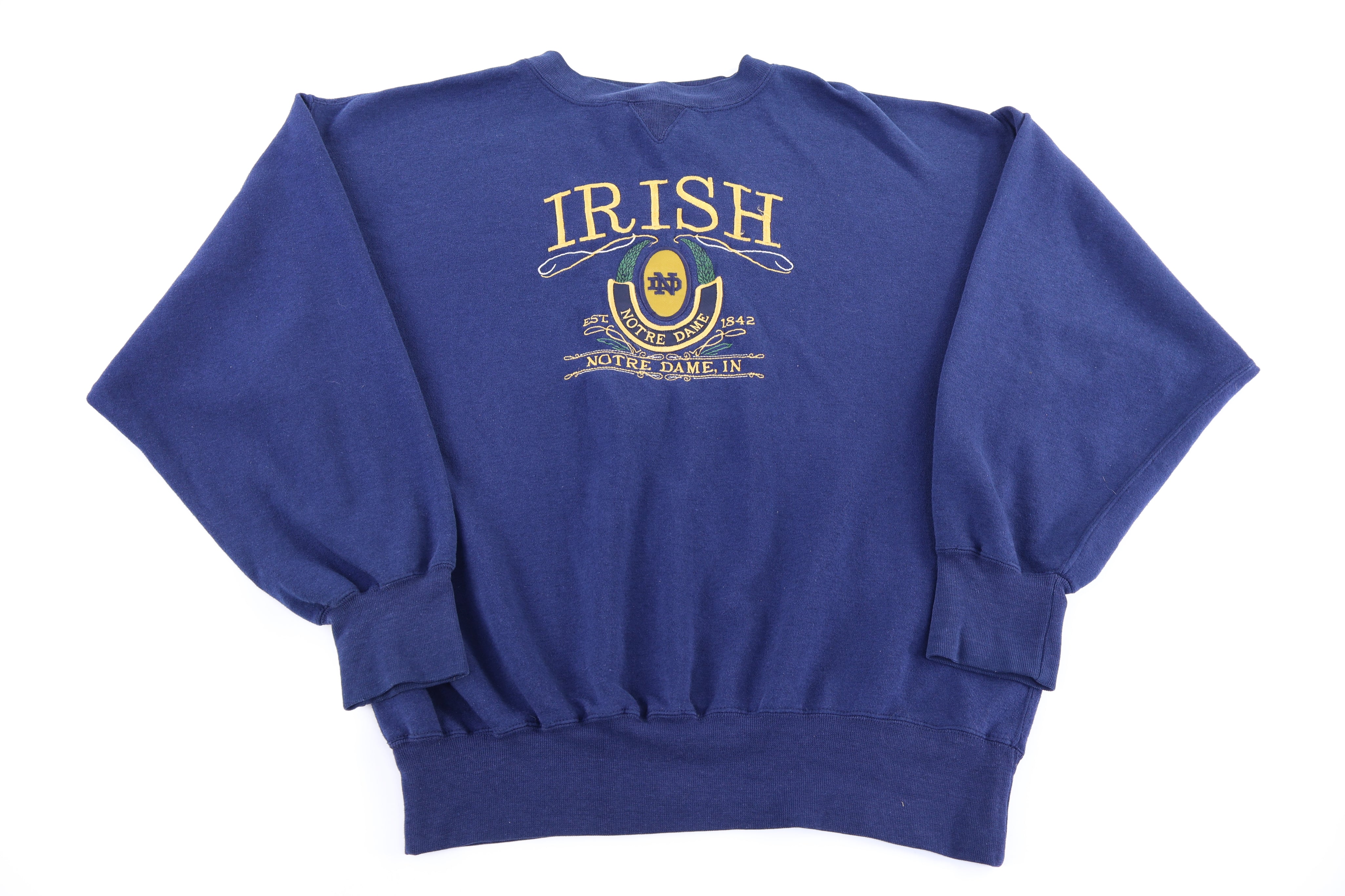 90's University of Notre Dame Sweatshirt - Sweatshirt - Thrifted Threads