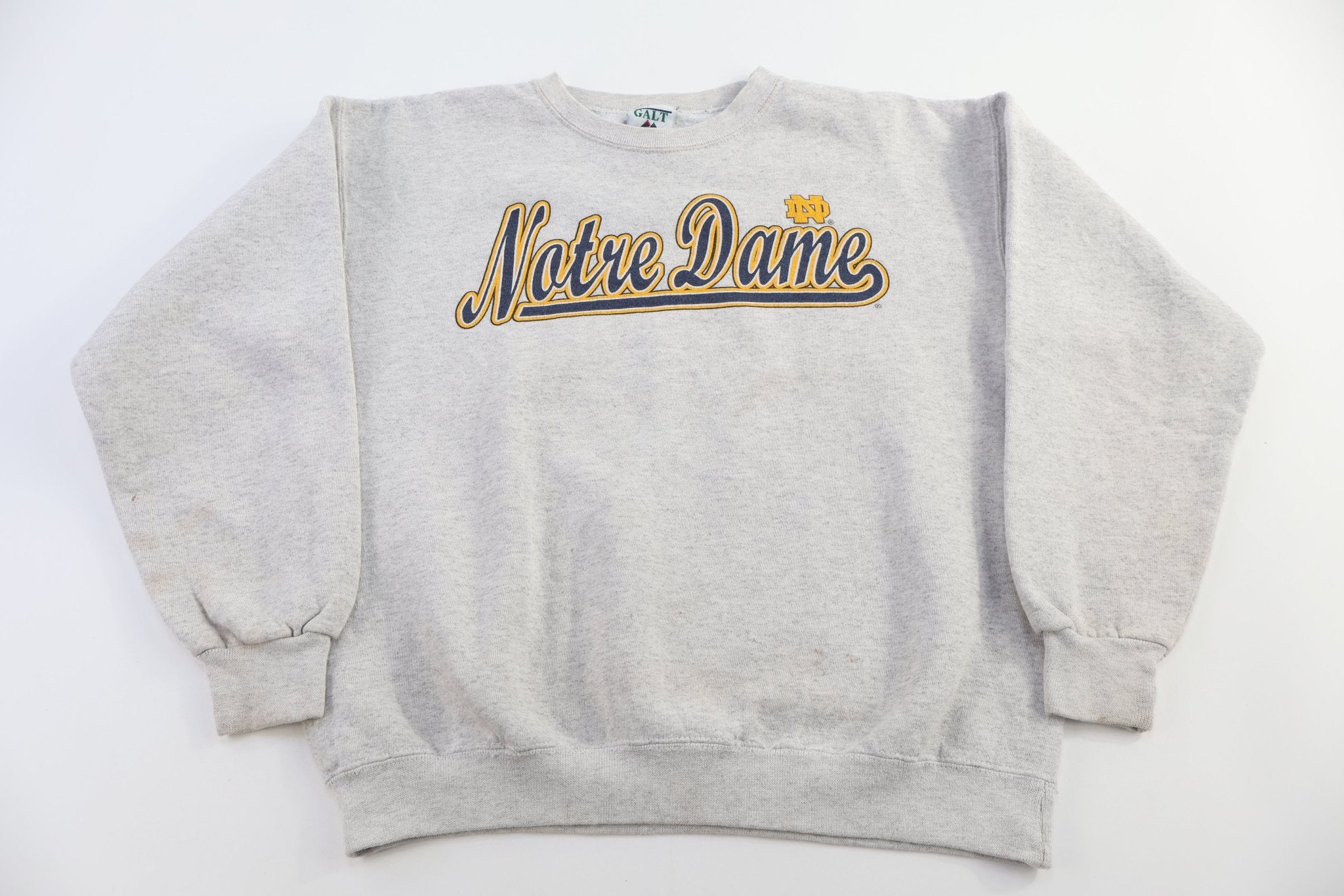 90's University of Notre Dame Sweatshirt - Sweatshirt - Thrifted Threads