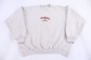 90's University of Oklahoma Hockey Embroidered Sweatshirt - Sweatshirt - Thrifted Threads
