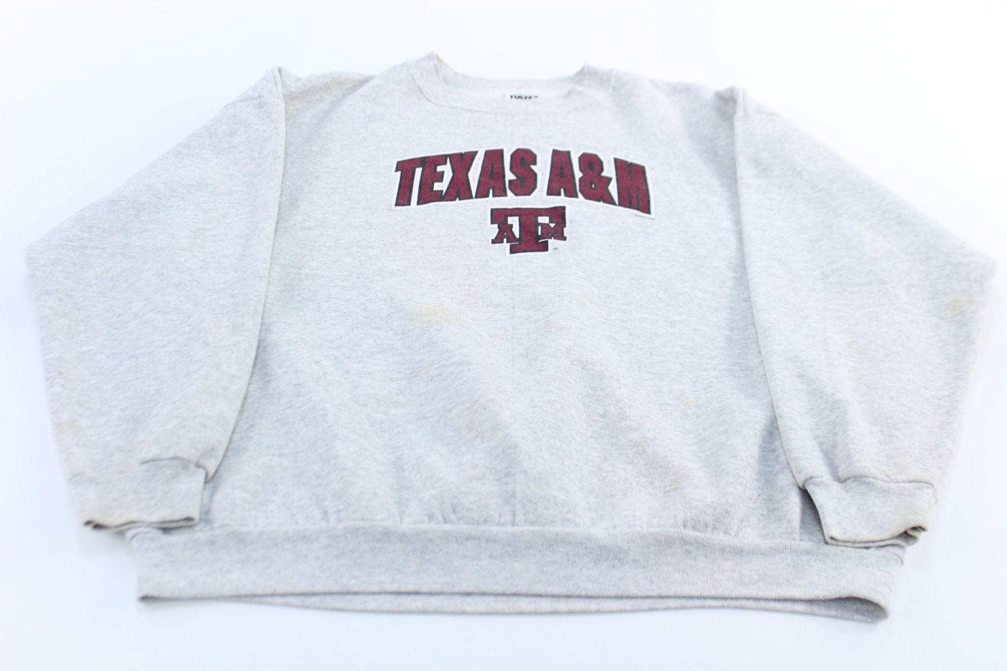 90's University of Texas A&M Grey Sweatshirt - ThriftedThreads.com