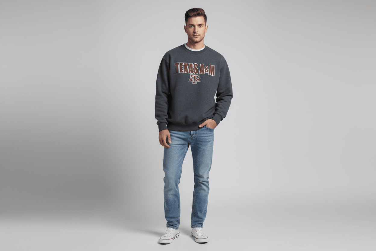 90's University of Texas A&M Sweatshirt - Sweatshirt - Thrifted Threads
