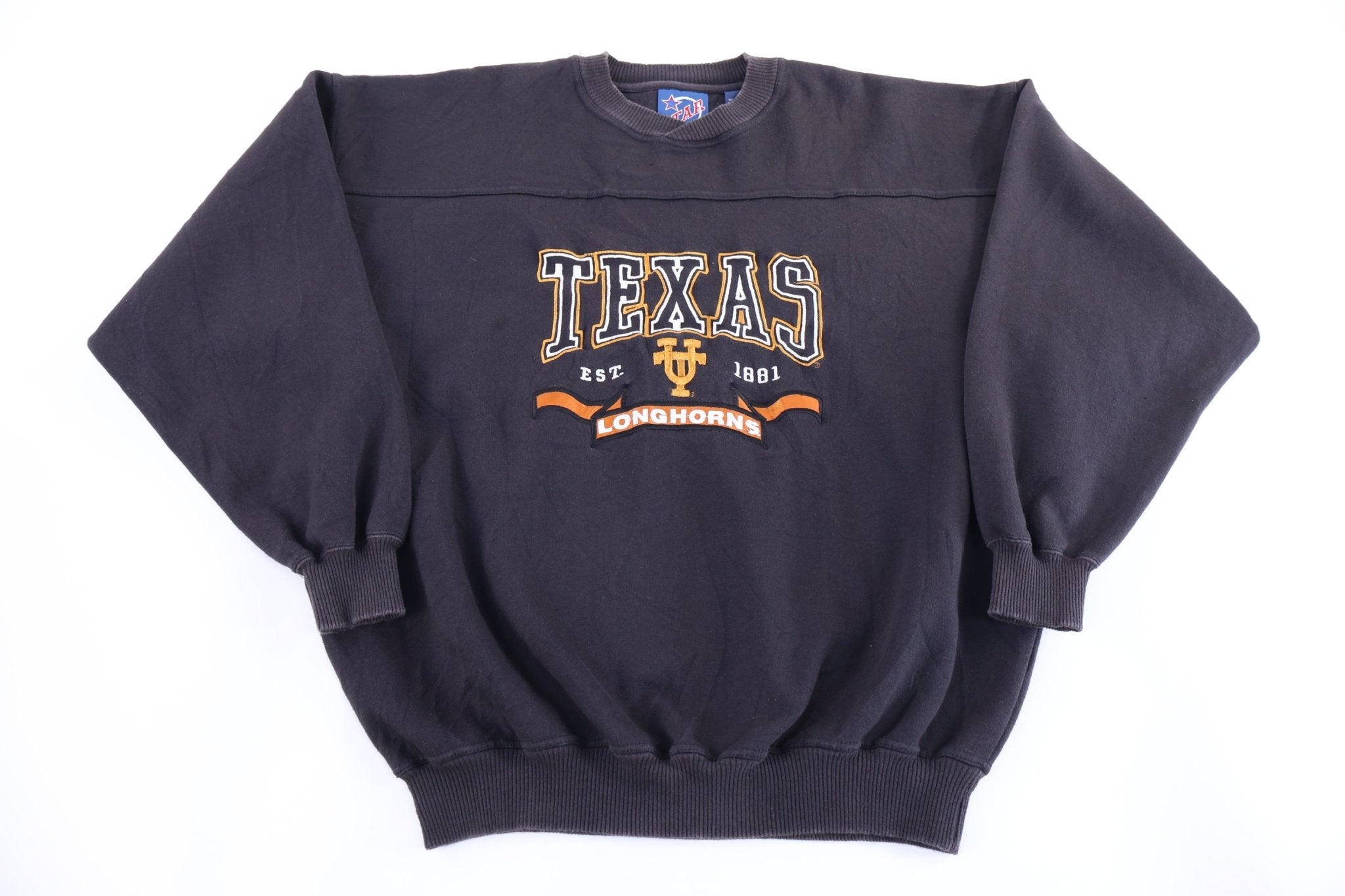 90's University of Texas Embroidered Sweatshirt - Sweatshirt - Thrifted Threads