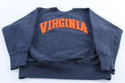 90's University of Virginia Embroidered Sweatshirt - ThriftedThreads.com