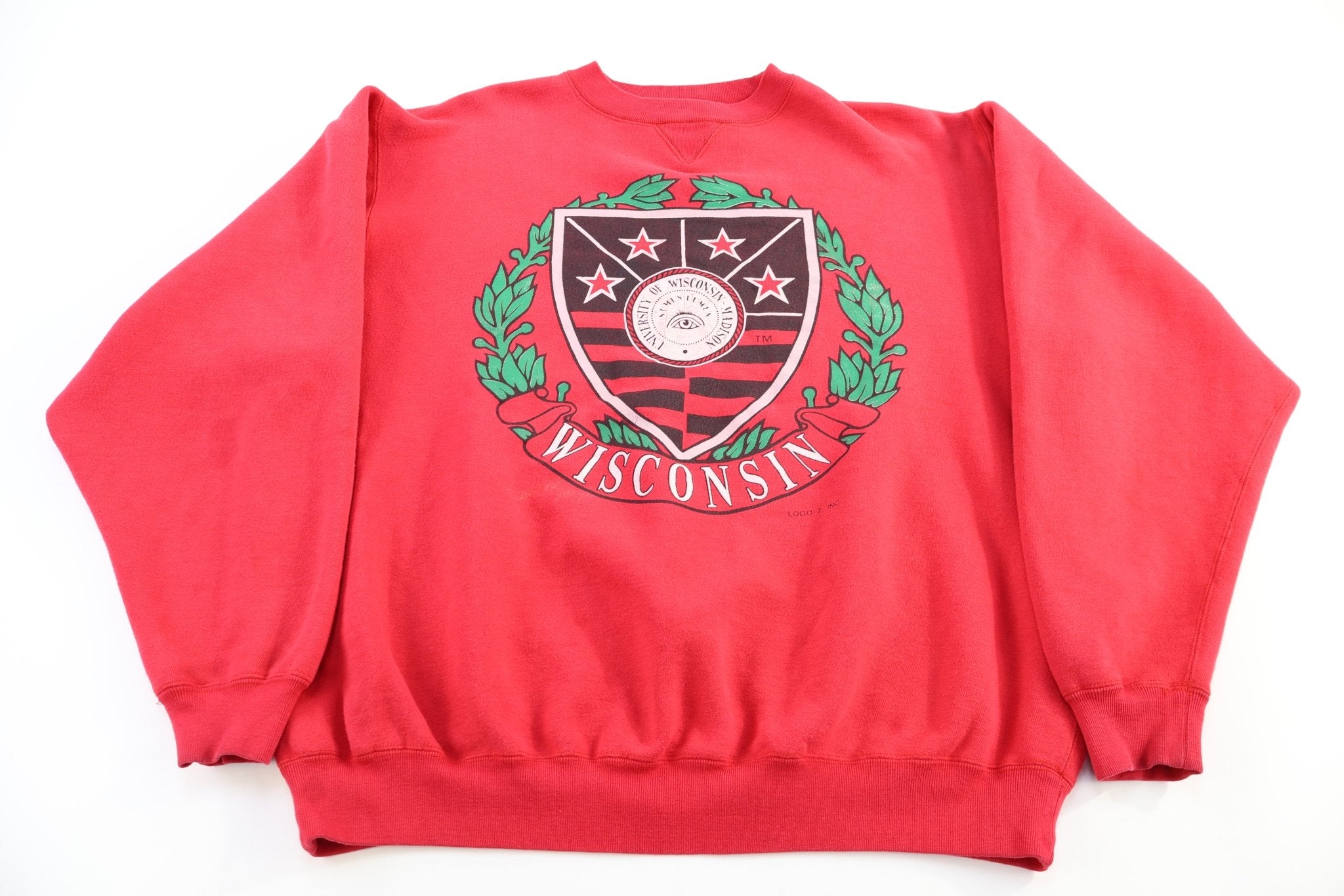 90's University of Wisconsin Sweatshirt - sweatshirt - Thrifted Threads