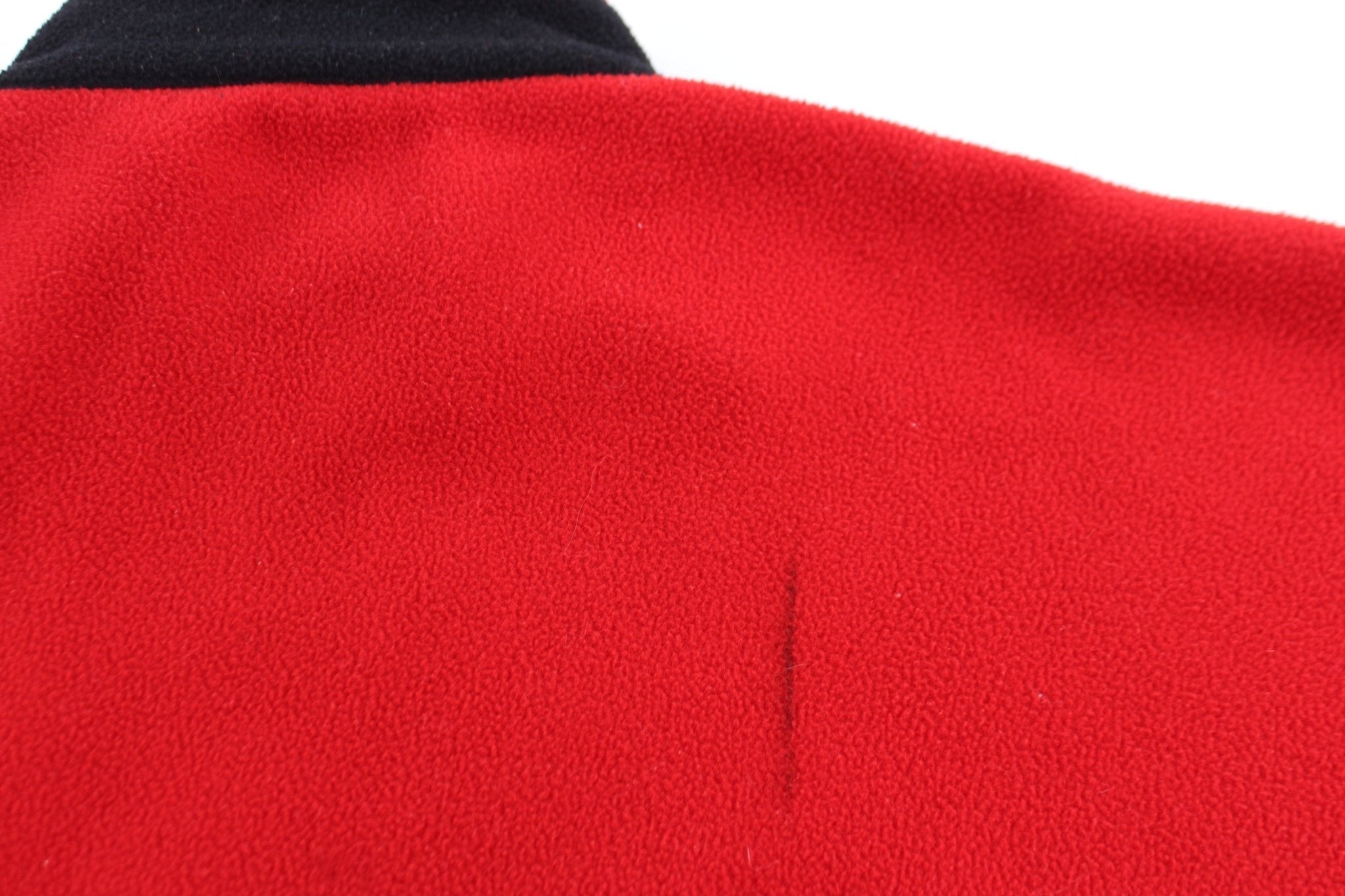 90's Unlimited Marlboro Red & Black Fleece Zip Up Jacket - Jackets - Thrifted Threads
