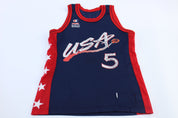 90's USA Basketball Grant Hill Champion Basketball Jersey - ThriftedThreads.com