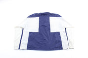90's USA Olympic Embroidered Logo Navy, White, & Yellow Zip Up Jacket - Jacket - Thrifted Threads