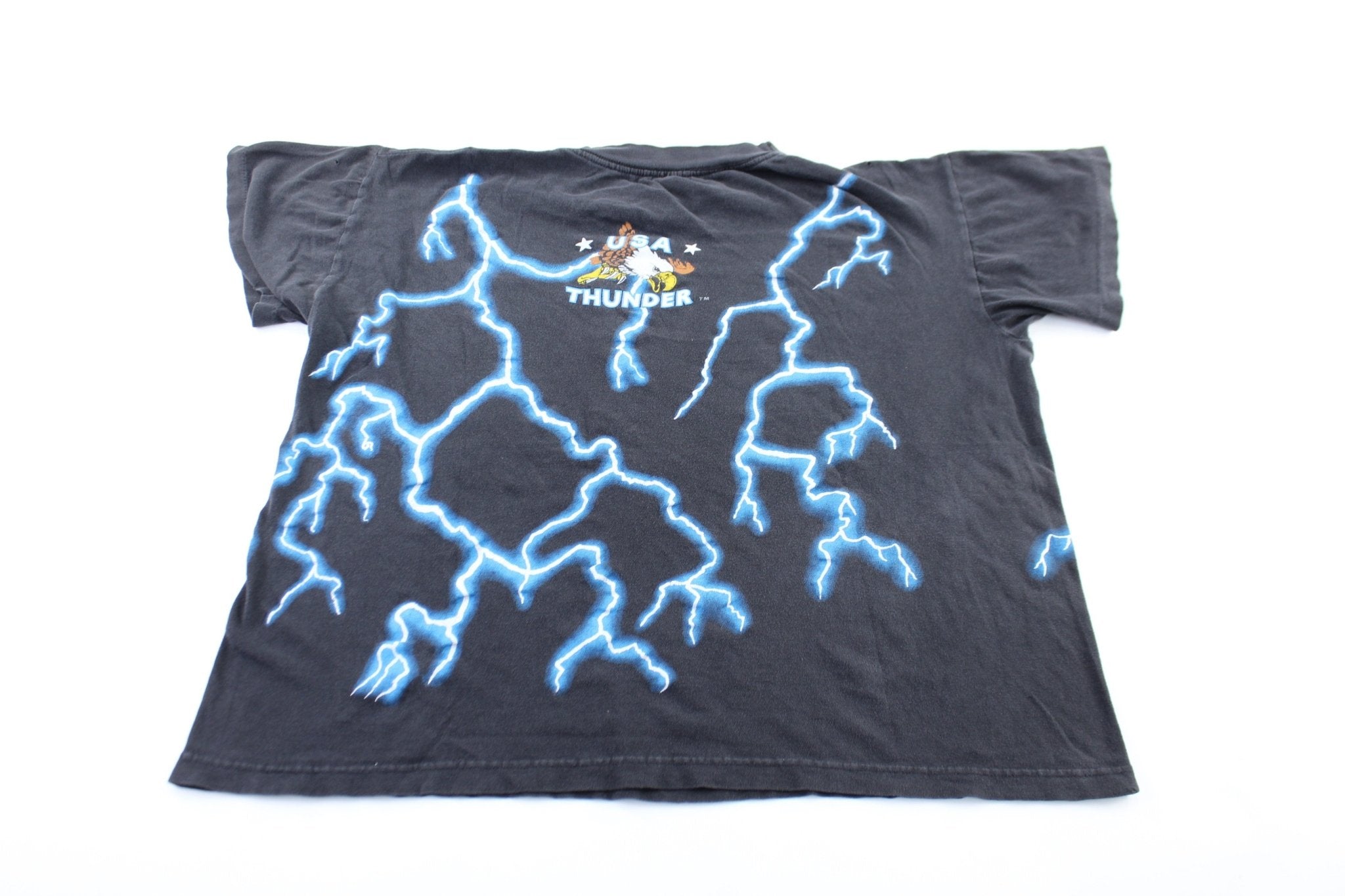 90's USA Thunder A** Kickin' Marijuna Graphic T-Shirt - ThriftedThreads.com