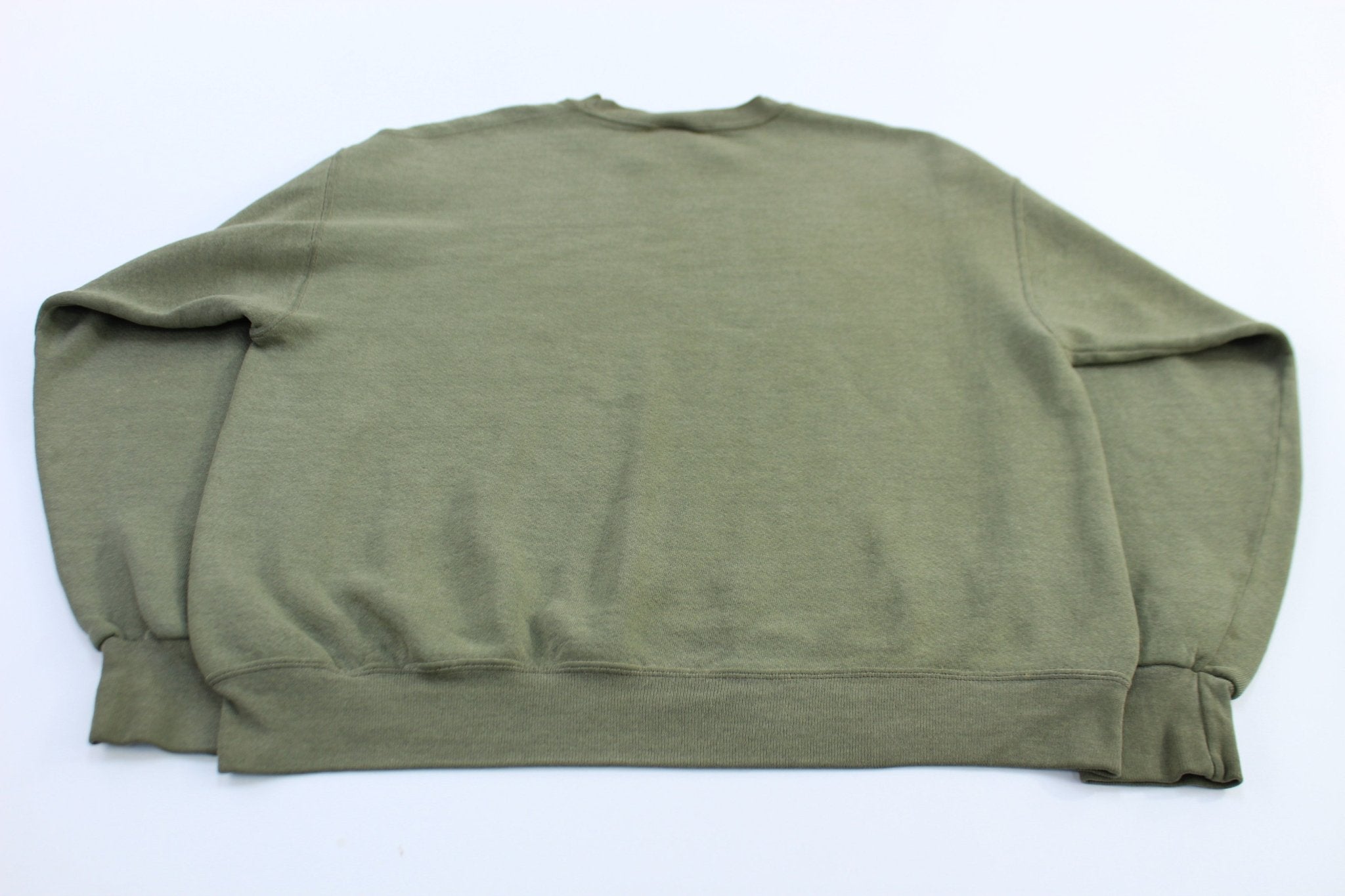 90's USMC Green Sweatshirt - ThriftedThreads.com