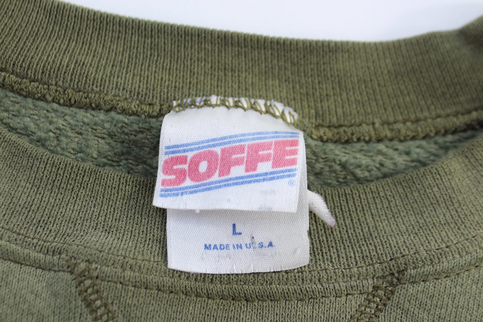 90's USMC Green Sweatshirt - ThriftedThreads.com