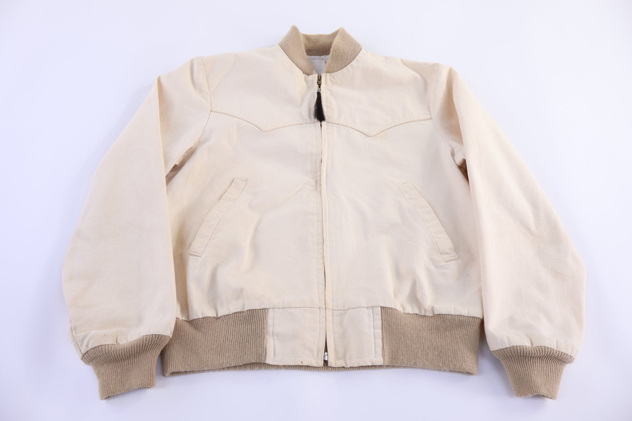 90's Walls Full Zip Cream Jacket - Jacket - Thrifted Threads