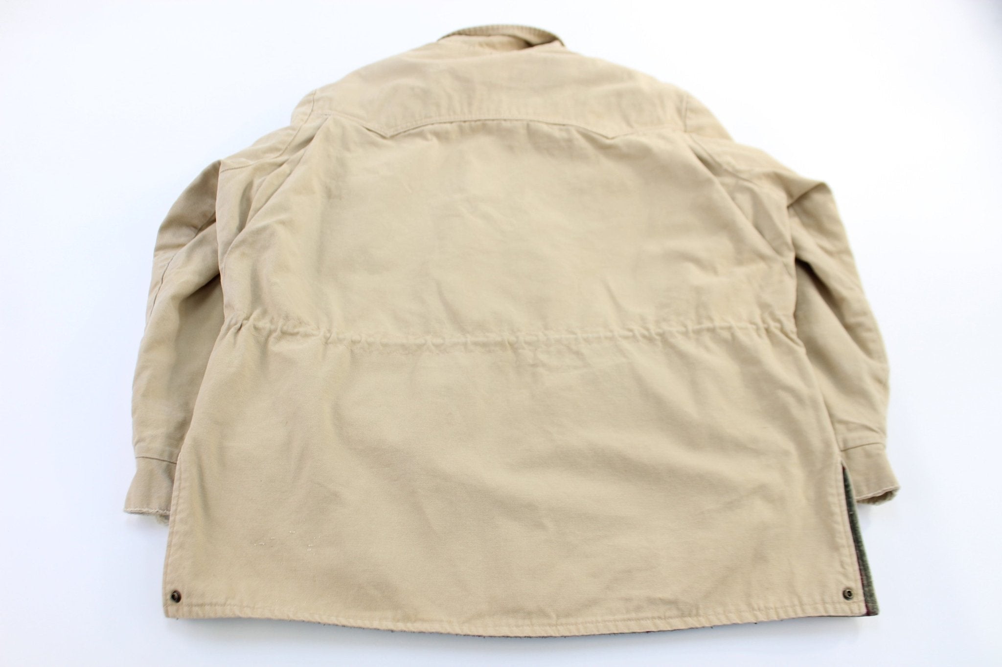 90's Wall's Tan Blanket Lined Chore Jacket - Jacket - Thrifted Threads