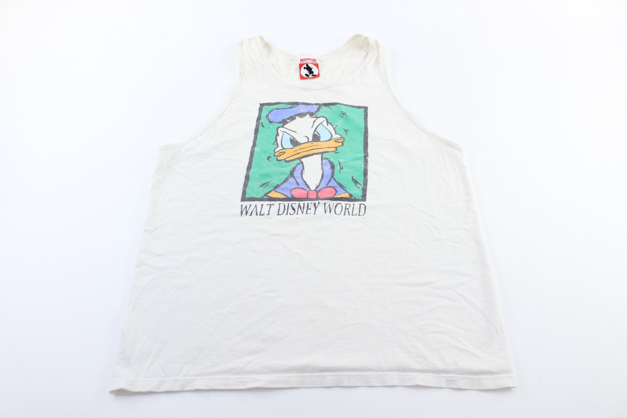 90's Walt Disney World Donald Duck Tank Top - ThriftedThreads.com