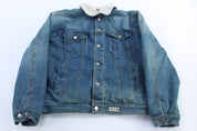 90's Walt Disney World Sherpa Lined Trucker Jacket - ThriftedThreads.com