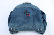 90's Walt Disney World Sherpa Lined Trucker Jacket - ThriftedThreads.com
