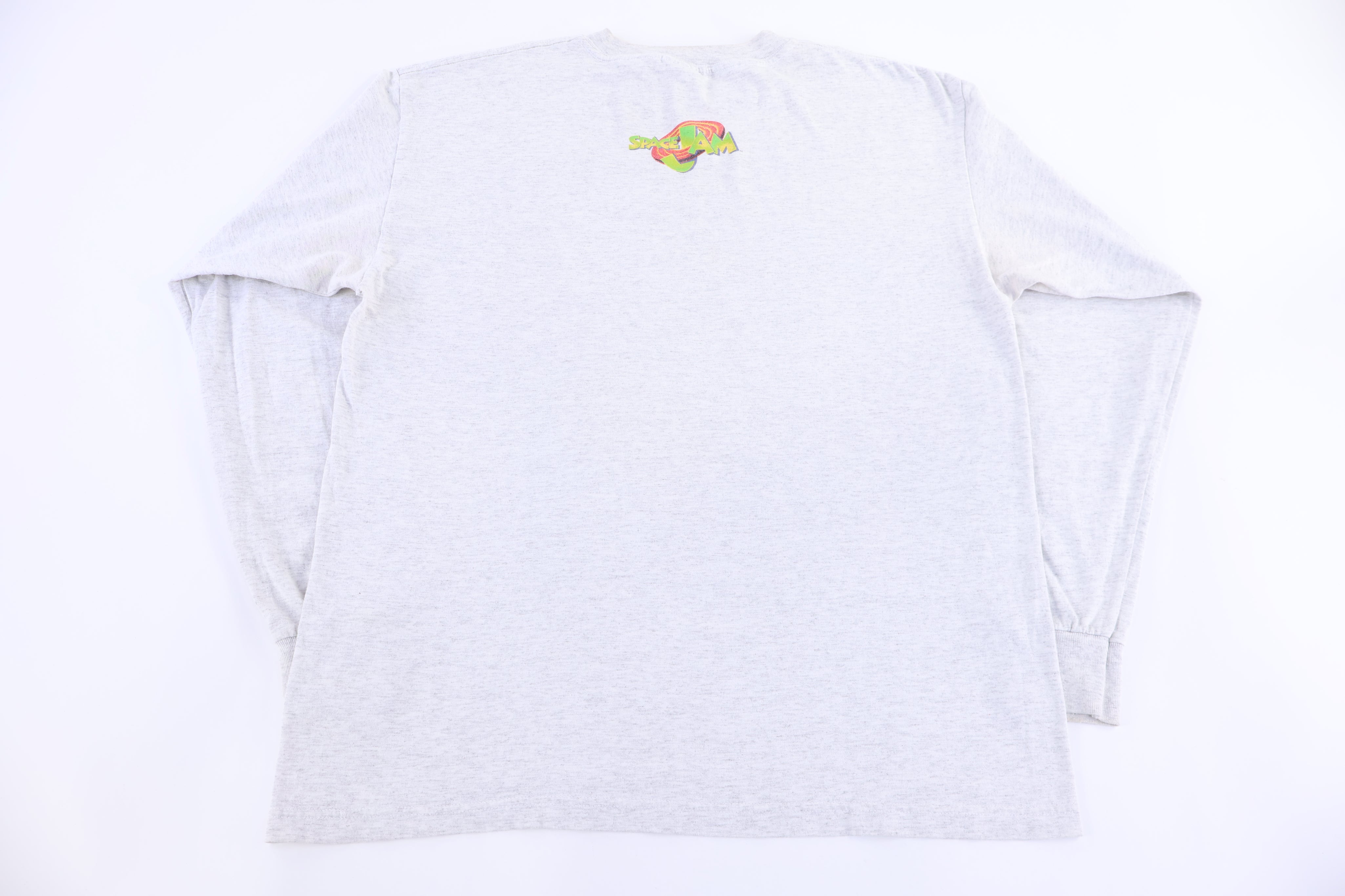 90's Warner Bros Space Jam Jet to The Net LS T-shirt - Shirts & Tops - Thrifted Threads