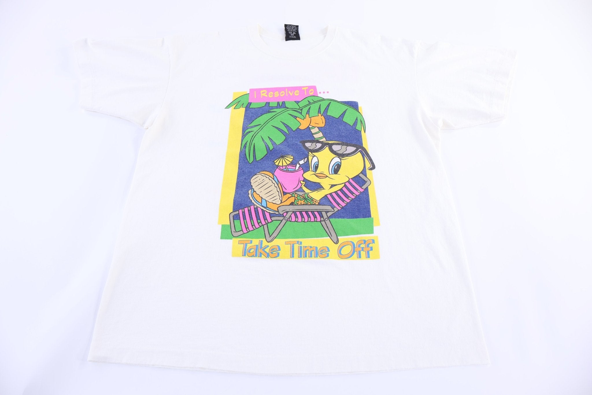 90's Warner Bros Tweety Bird Graphic T-shirt - Shirts & Tops - Thrifted Threads