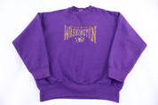 90's Washington Huskies Embroidered Sweatshirt - Sweatshirt - Thrifted Threads