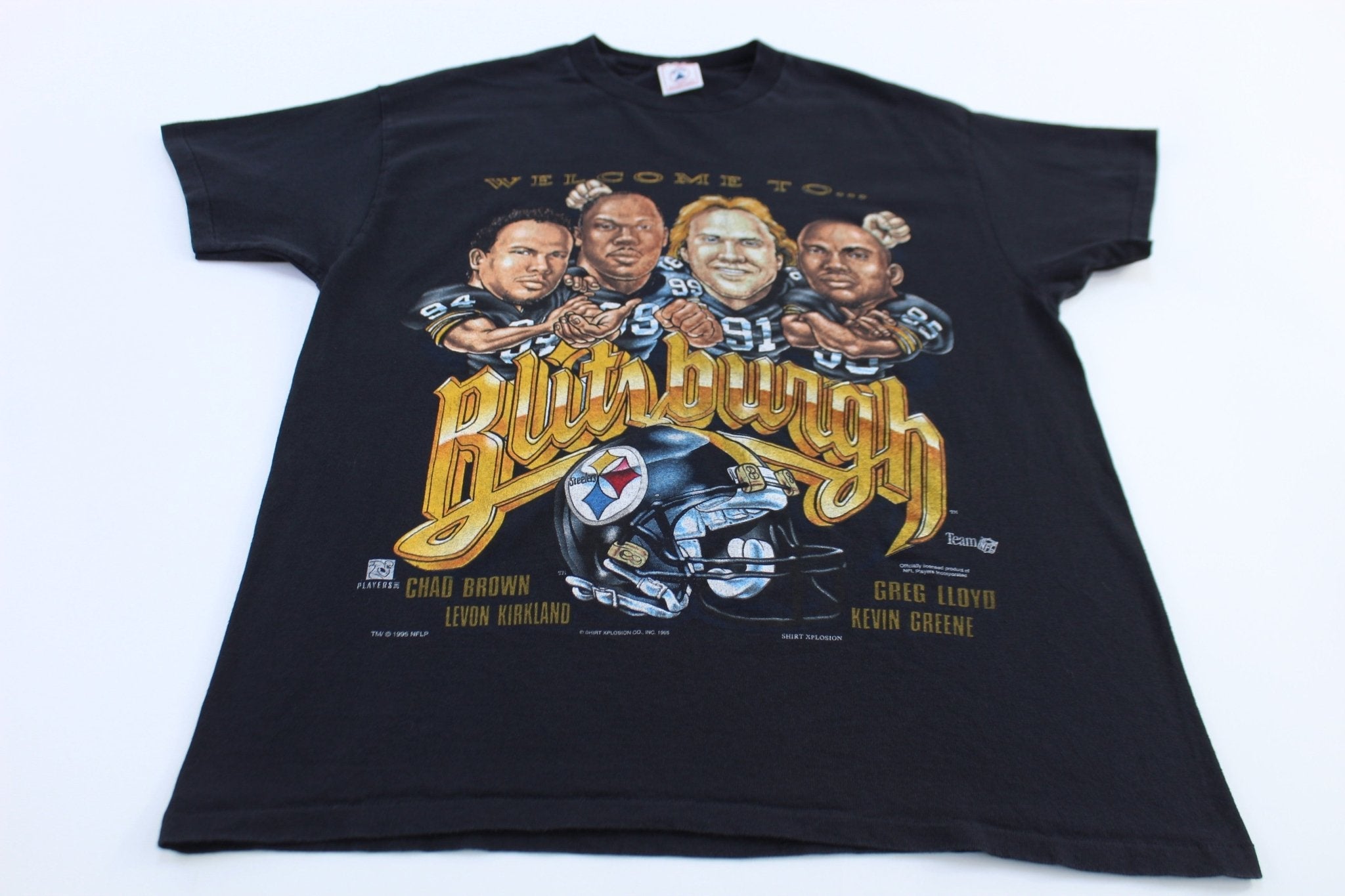 90's Welcome To Bliztburgh Pittsburgh Steelers Football T-shirt - Shirts & Tops - Thrifted Threads