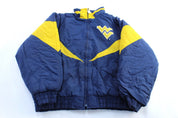 90's West Virginia Mountaineers Embroidered Chalk Line Jacket - Jacket - Thrifted Threads