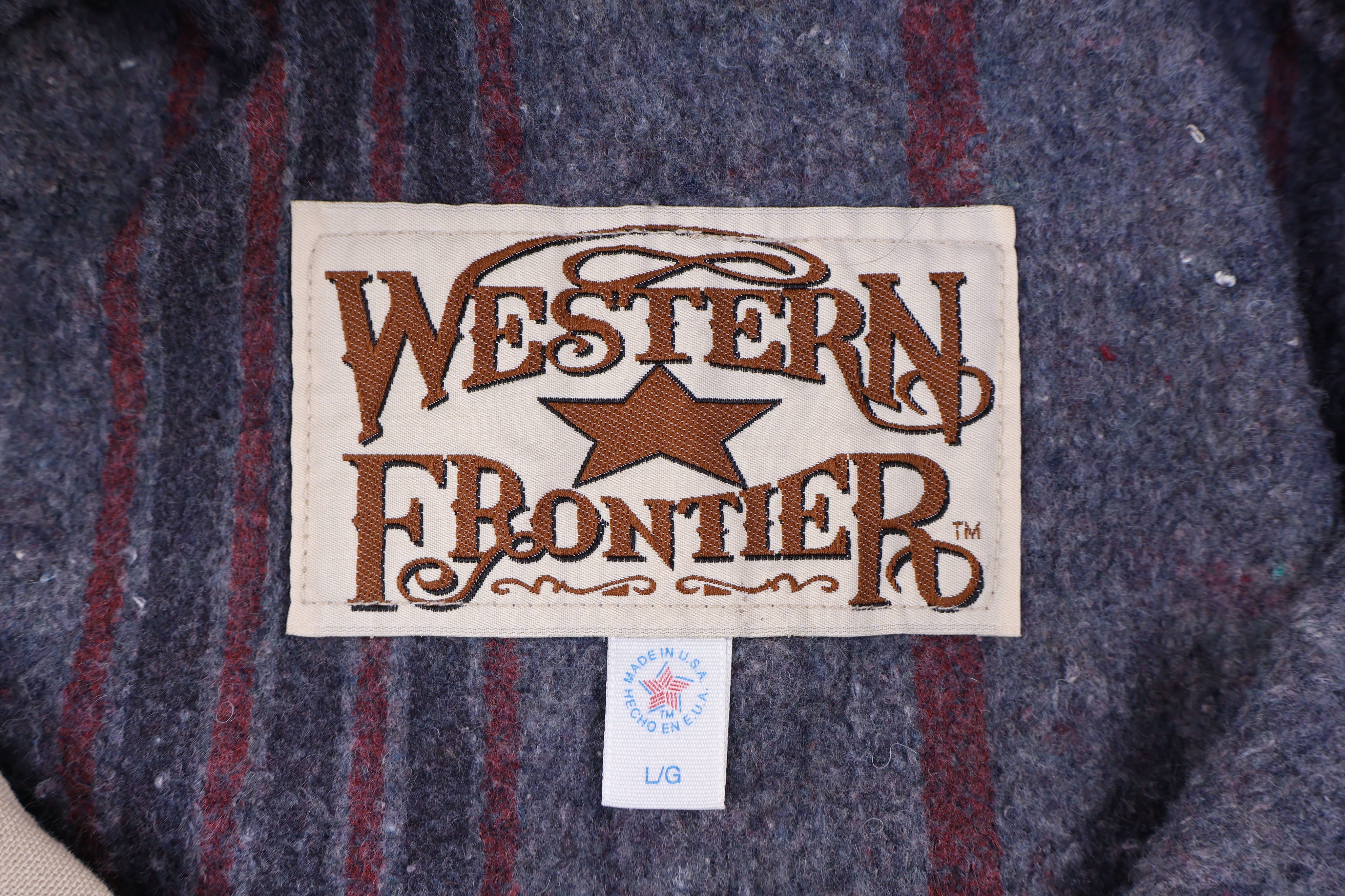 90's Western Frontier Blanket Lined Jacket - Jacket - Thrifted Threads