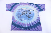 90's Whales In the Ocean Tie Dye T-shirt - Shirts & Tops - Thrifted Threads