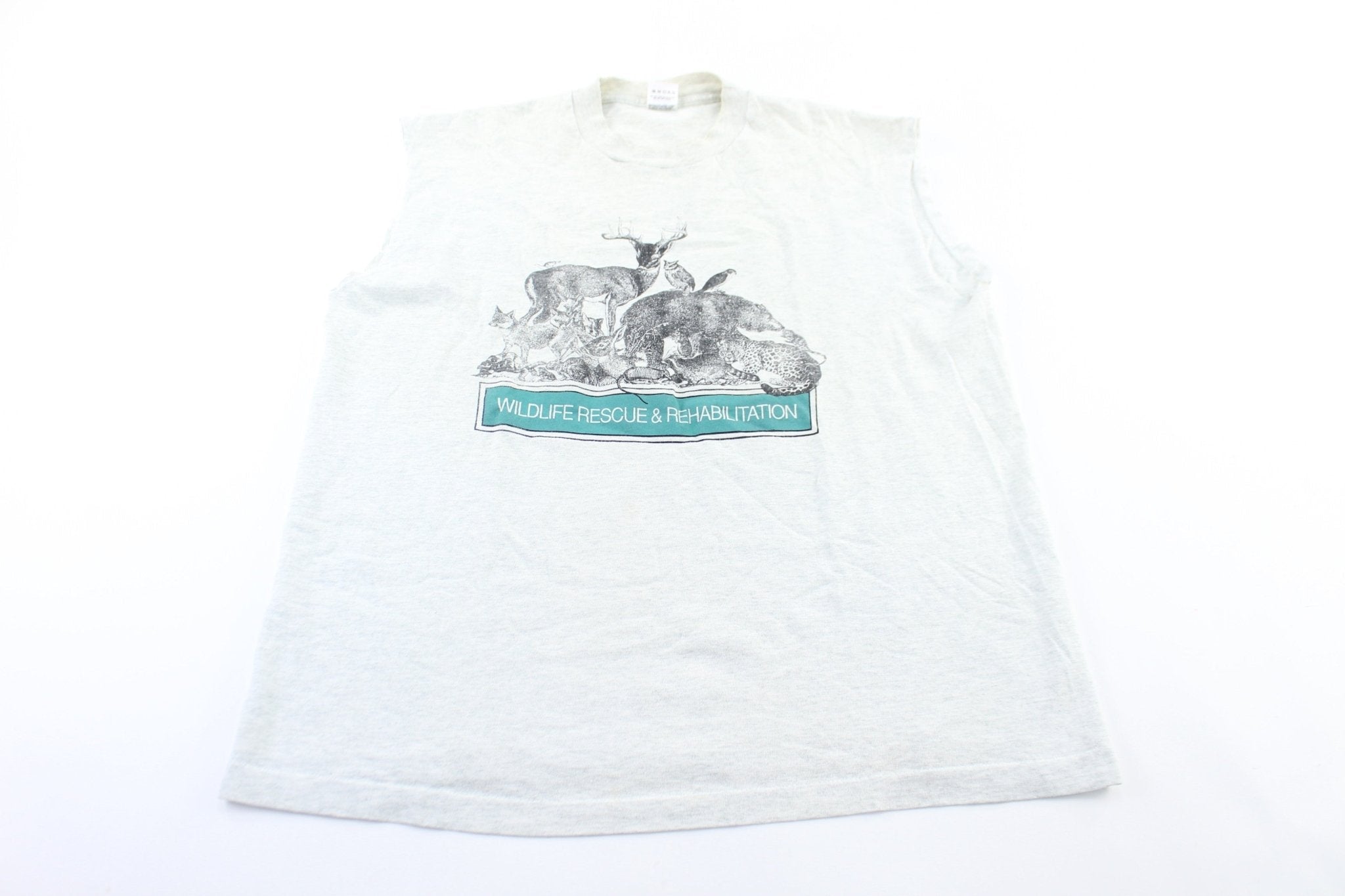 90's Wildlife Rescue & Rehabilitation Graphic Tank Top - Jerseys/Tanks - Thrifted Threads