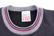 90's Wilson Embroidered Logo Sweatshirt - Sweatshirt - Thrifted Threads