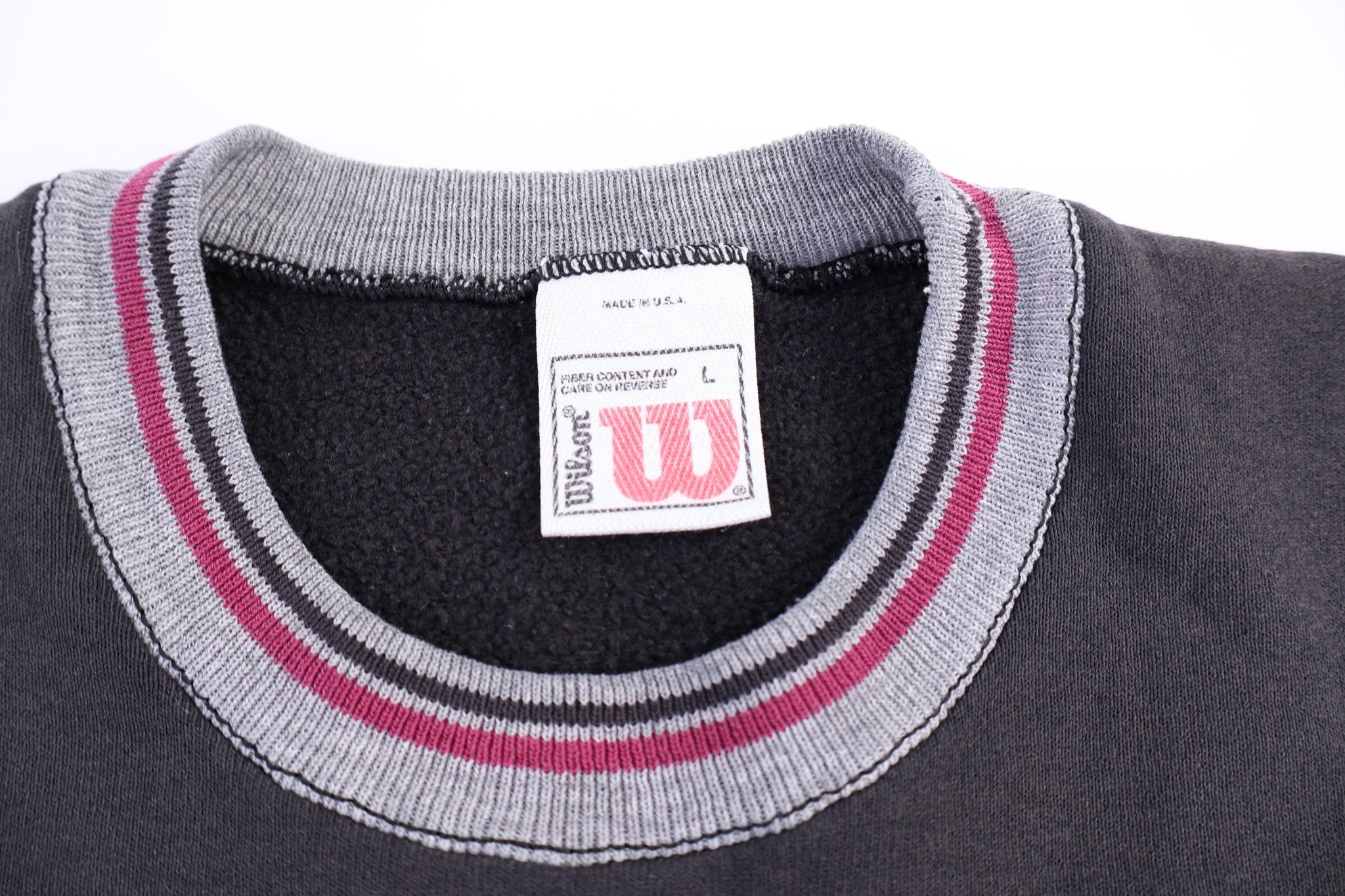 90's Wilson Embroidered Logo Sweatshirt - Sweatshirt - Thrifted Threads