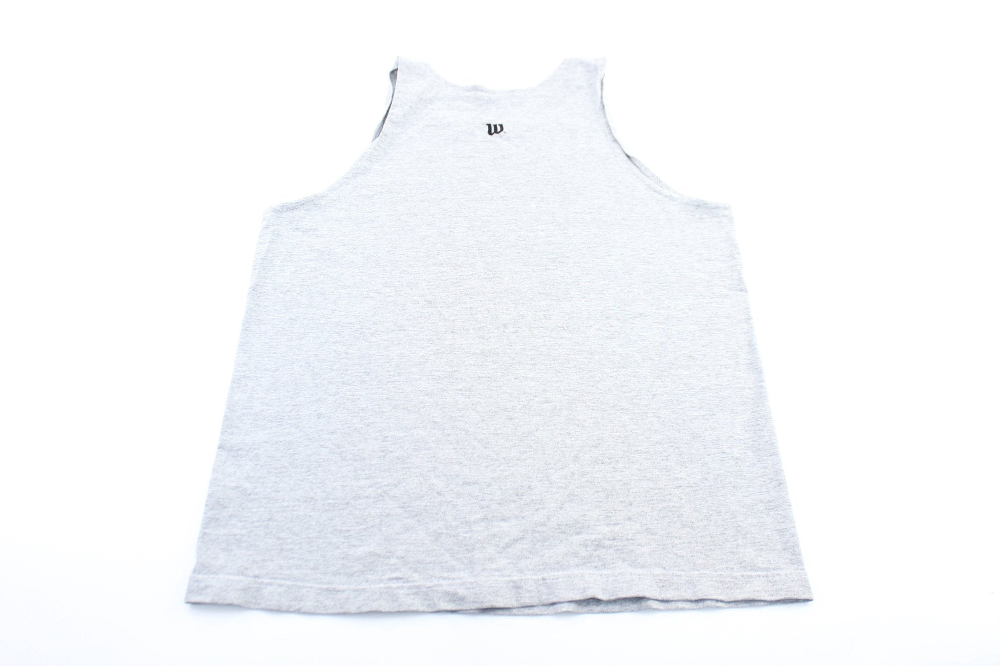90's Wilson Logo Grey Tank Top - ThriftedThreads.com