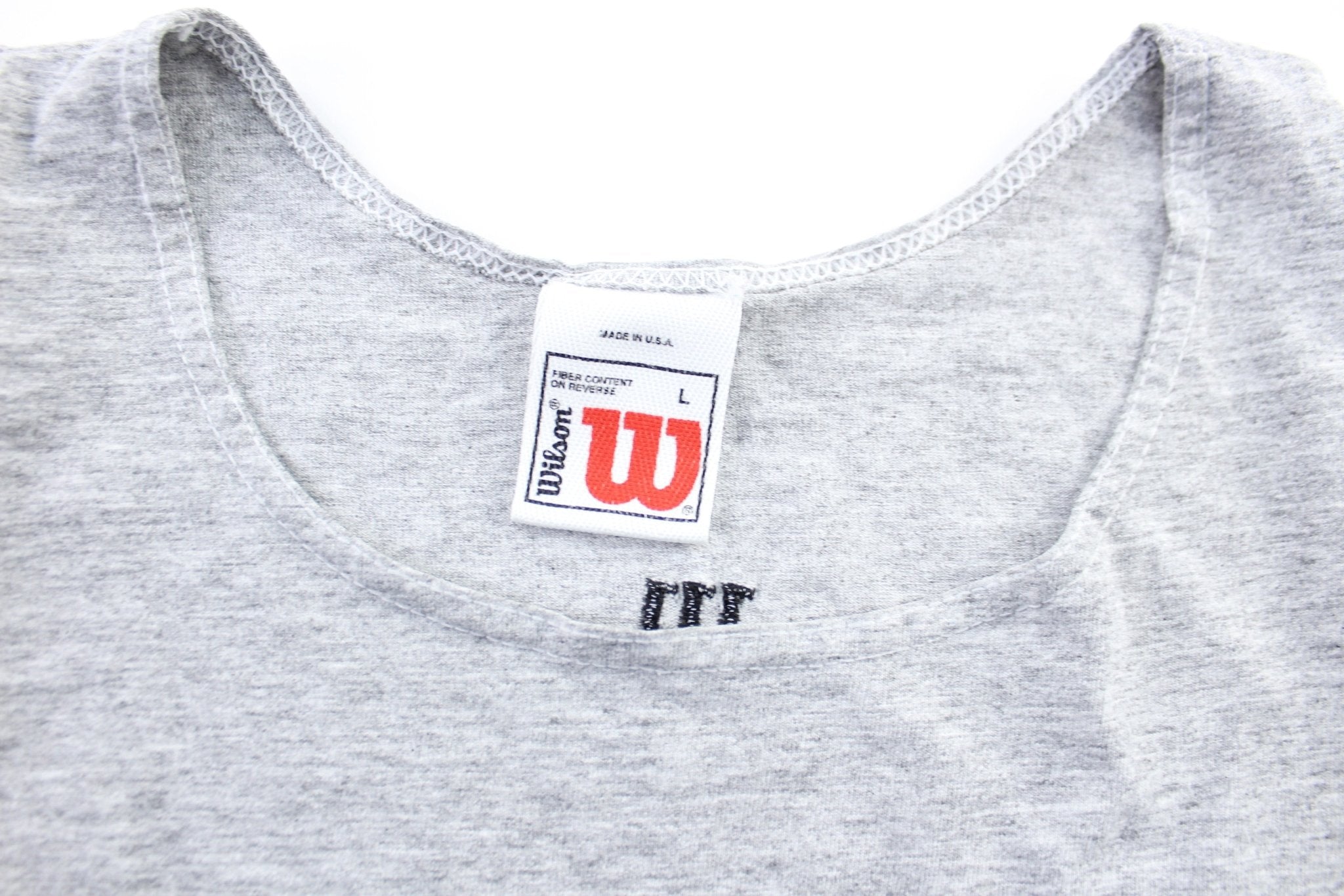 90's Wilson Logo Grey Tank Top - ThriftedThreads.com