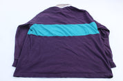 90's Wilson Pro 5000 Blue & Purple Striped LS Button Up - ThriftedThreads.com
