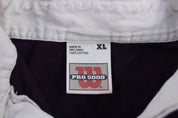 90's Wilson Pro 5000 Blue & Purple Striped LS Button Up - ThriftedThreads.com