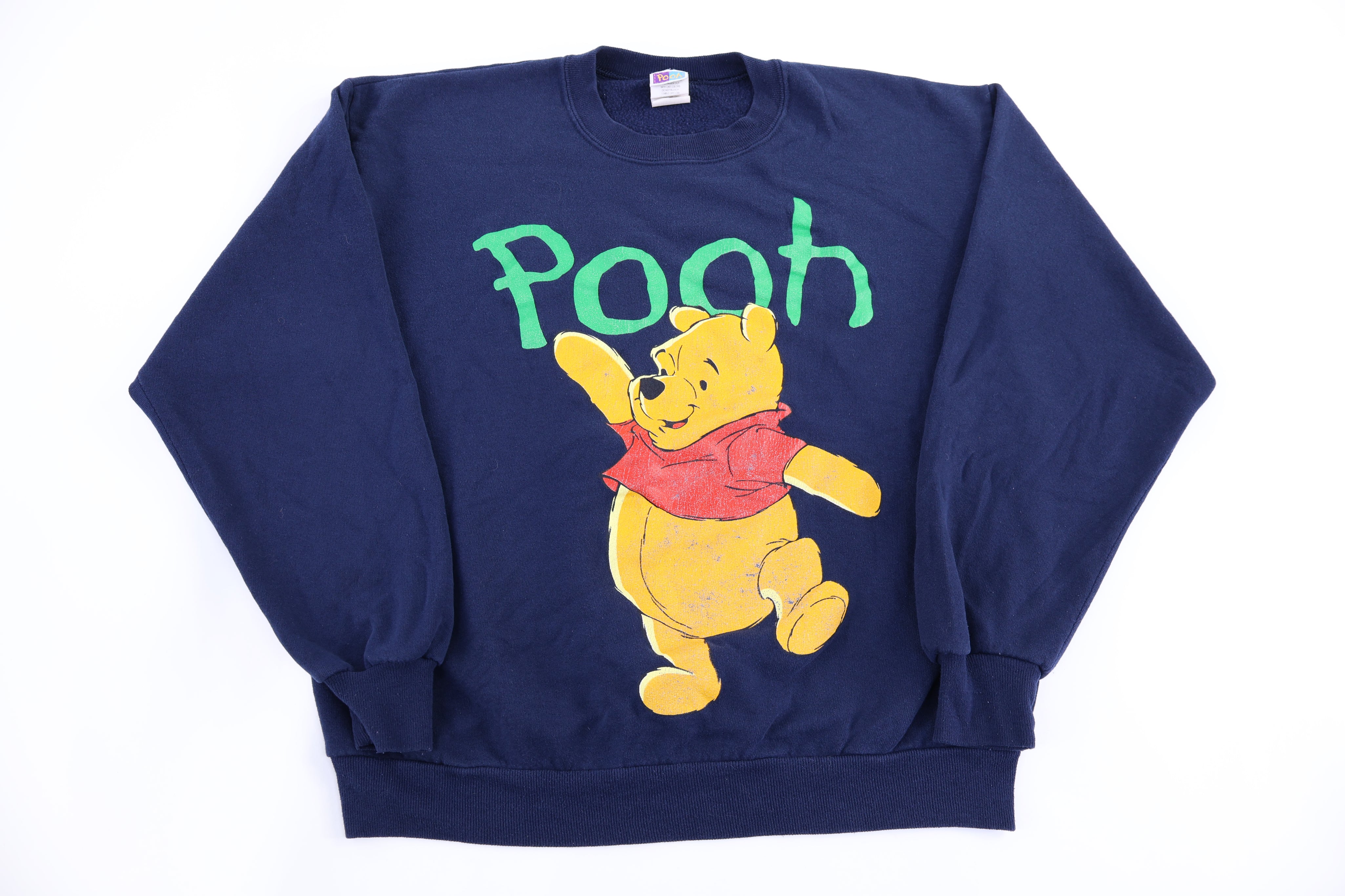 90's Winnie The Pooh Graphic Sweatshirt - Sweatshirt - Thrifted Threads