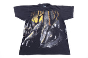 90's Wolves Nature All Over Graphic T-shirt - Shirts & Tops - Thrifted Threads