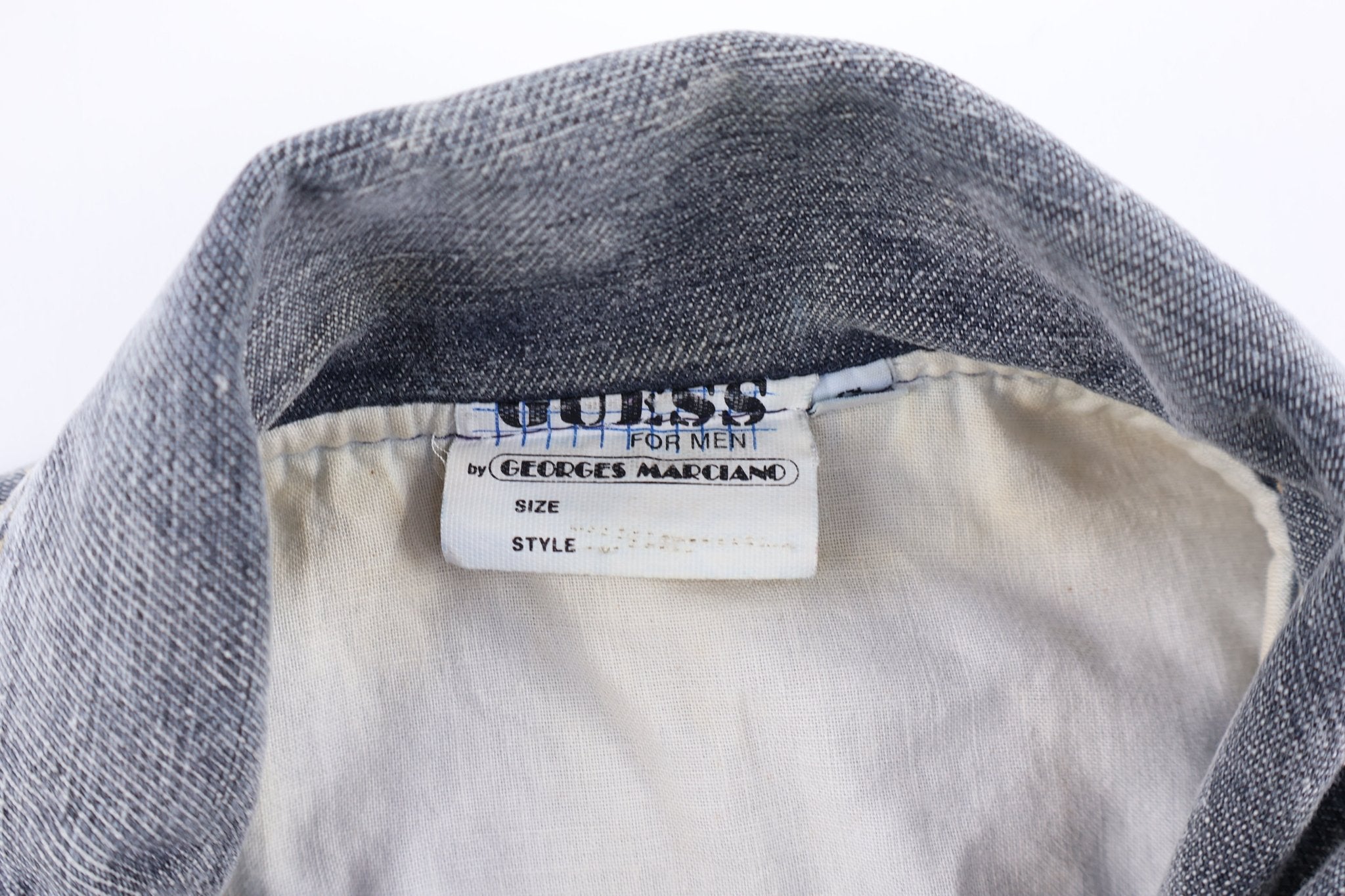 90's Women's Guess Denim Snap Vest - Vest - Thrifted Threads