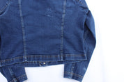 90’s Women's Tommy Hilfiger Dark Wash Denim Jacket - Jacket - Thrifted Threads