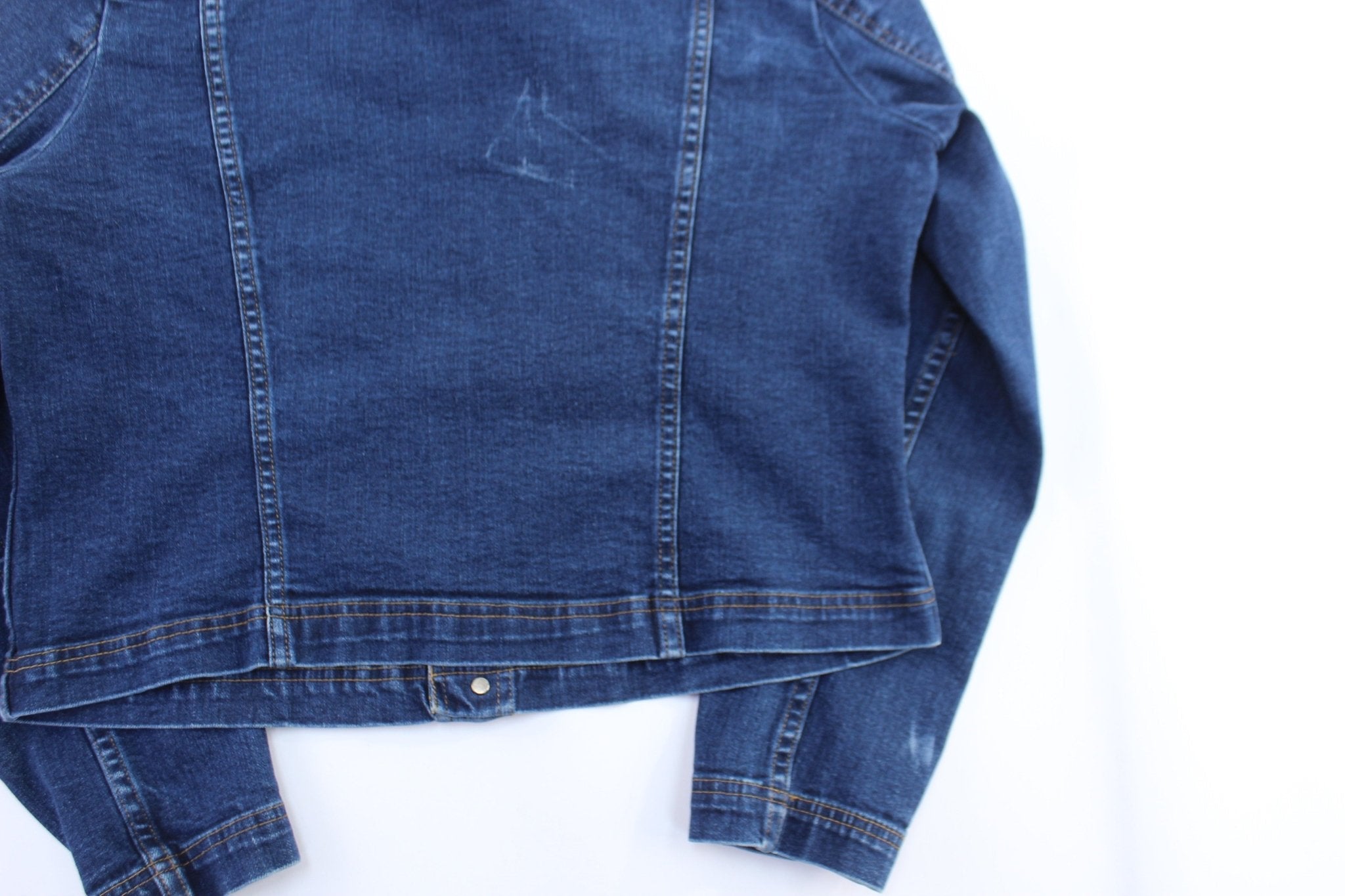 90’s Women's Tommy Hilfiger Dark Wash Denim Jacket - Jacket - Thrifted Threads
