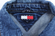 90’s Women's Tommy Hilfiger Dark Wash Denim Jacket - Jacket - Thrifted Threads