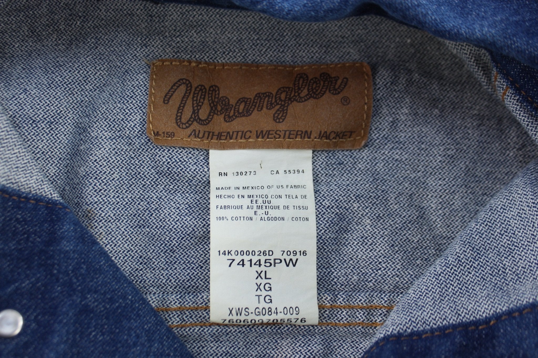 90's Wrangler Denim Trucker Jacket - ThriftedThreads.com