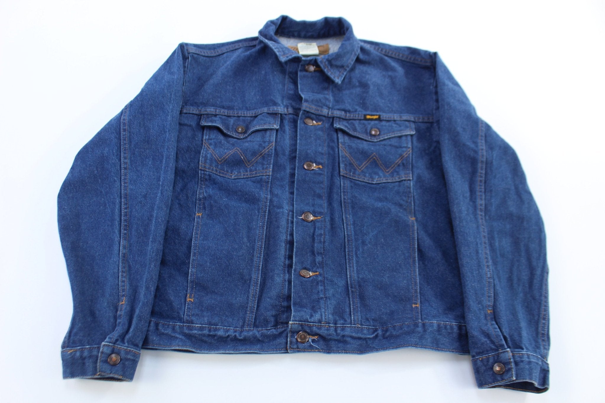 90's Wrangler Denim Trucker Jacket - ThriftedThreads.com
