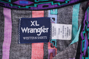 90's Wrangler Multicolor Western Button Down - Button Ups/Downs - Thrifted Threads