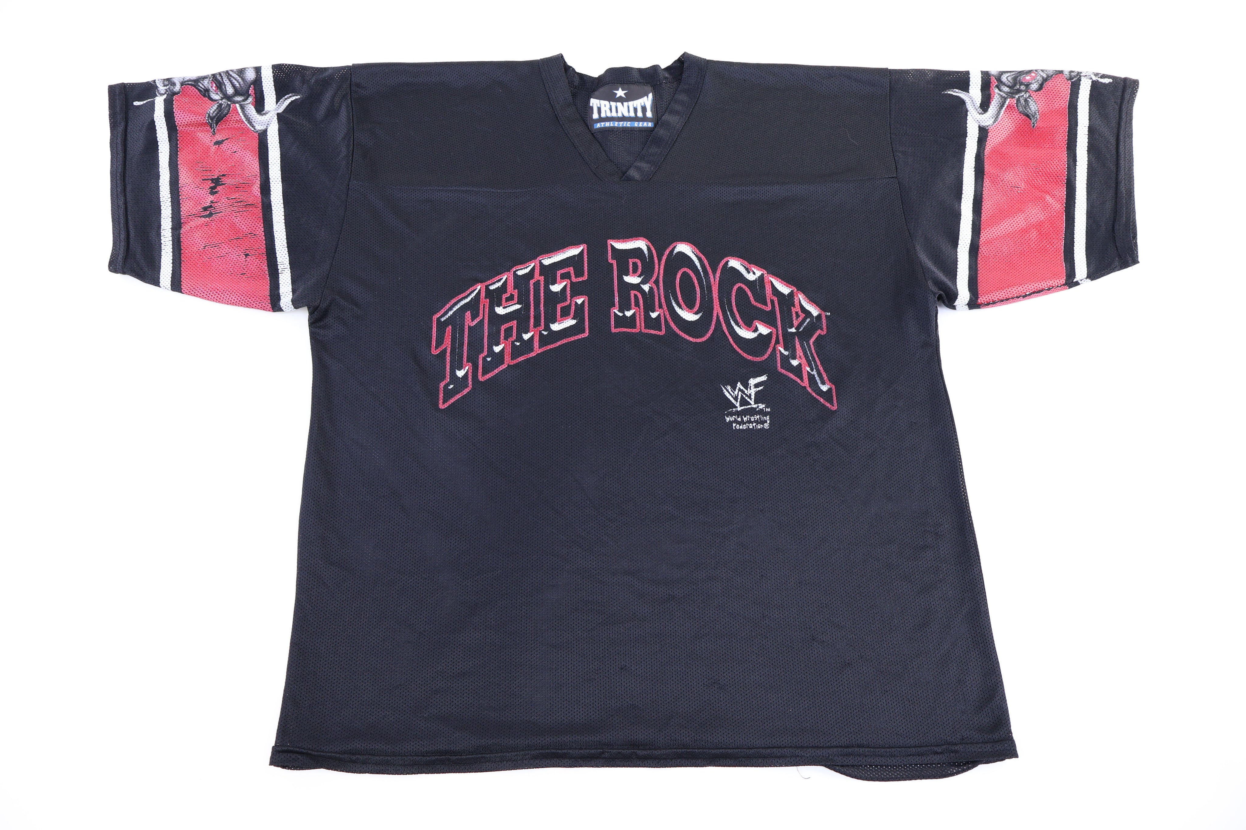 90's WWF The Rock Jersey - Jerseys/Tanks - Thrifted Threads